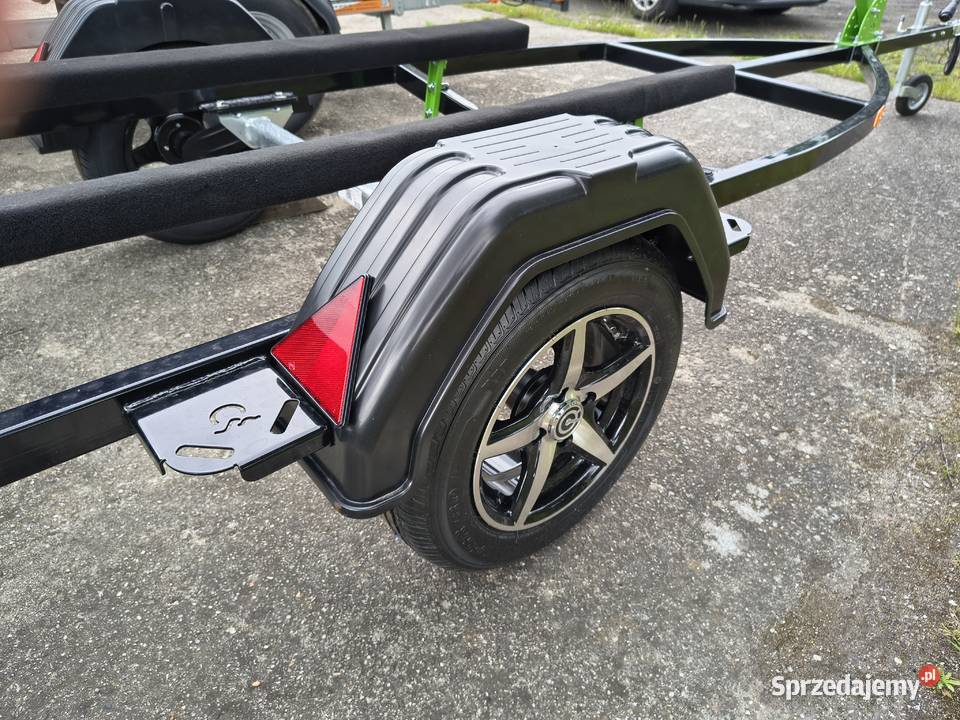 Przyczepa full LED do łódkipontonskuter firmowa Plewiska