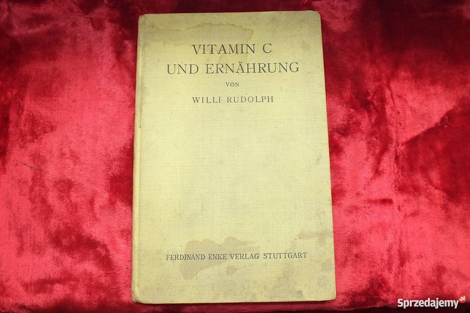 Stara książka Witamina C w odżywianiu z 1939r Żary