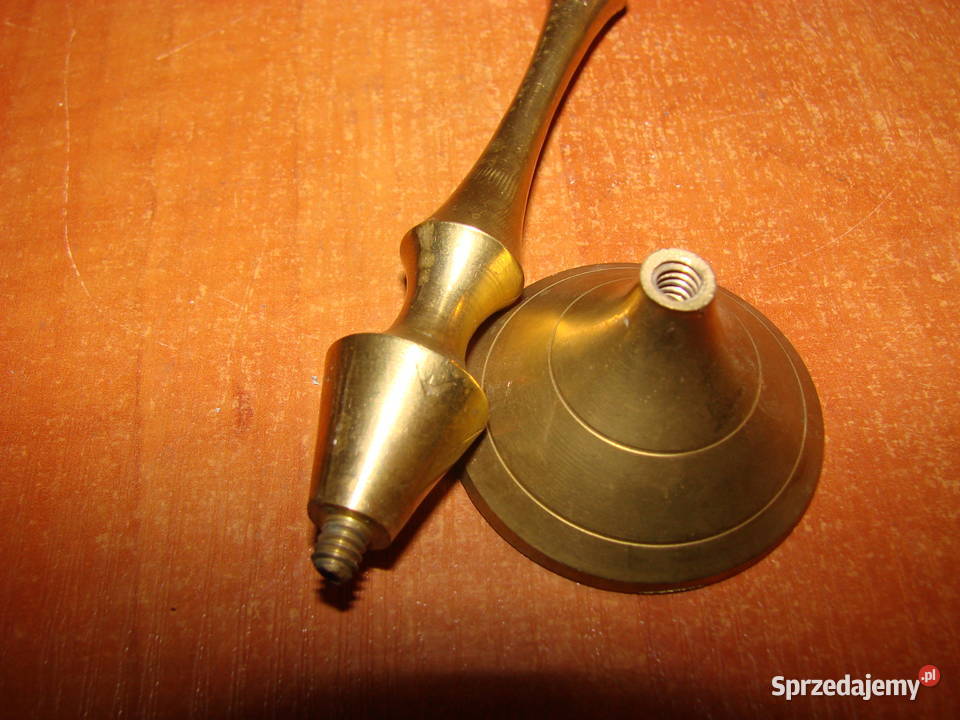 mosiężna podstawka słupek Pruszcz Gdański