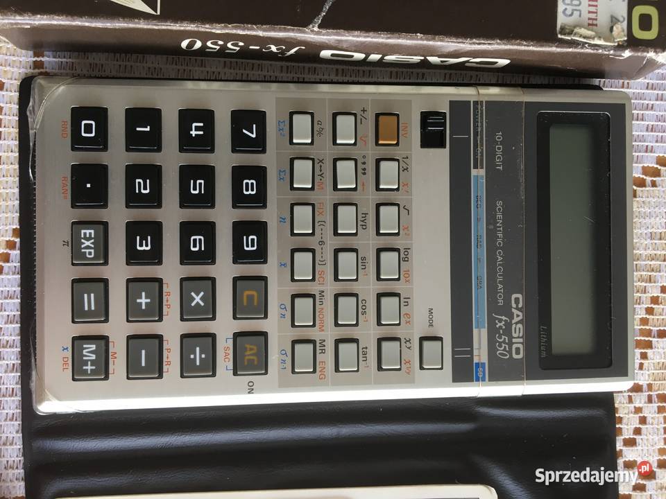 Kalkulator scientific Casio fx550 kujawsko-pomorskie Sępólno Krajeńskie