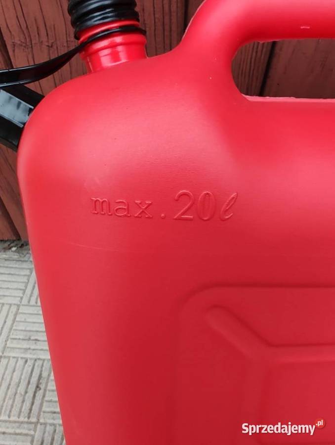 Kanister plastikowy 5 litrowy i 20 litrowy z Kanistry, lejki i pompki Olecko