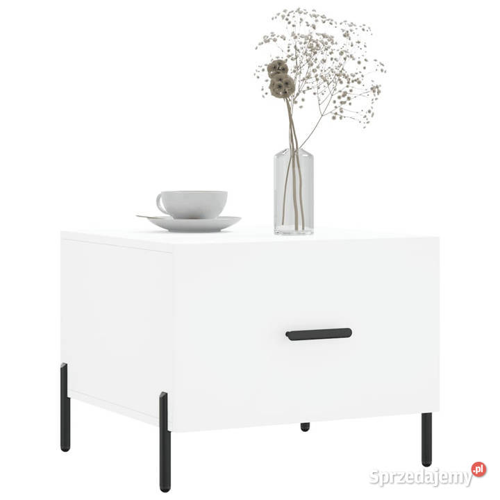 Stoliki kawowe 2 białe 50x50x40 WM829413 Warszawa sprzedam