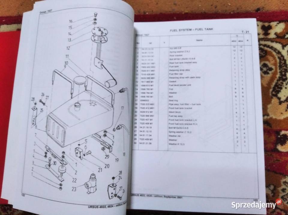 Katalog części ciągnika 48224824 Lublin