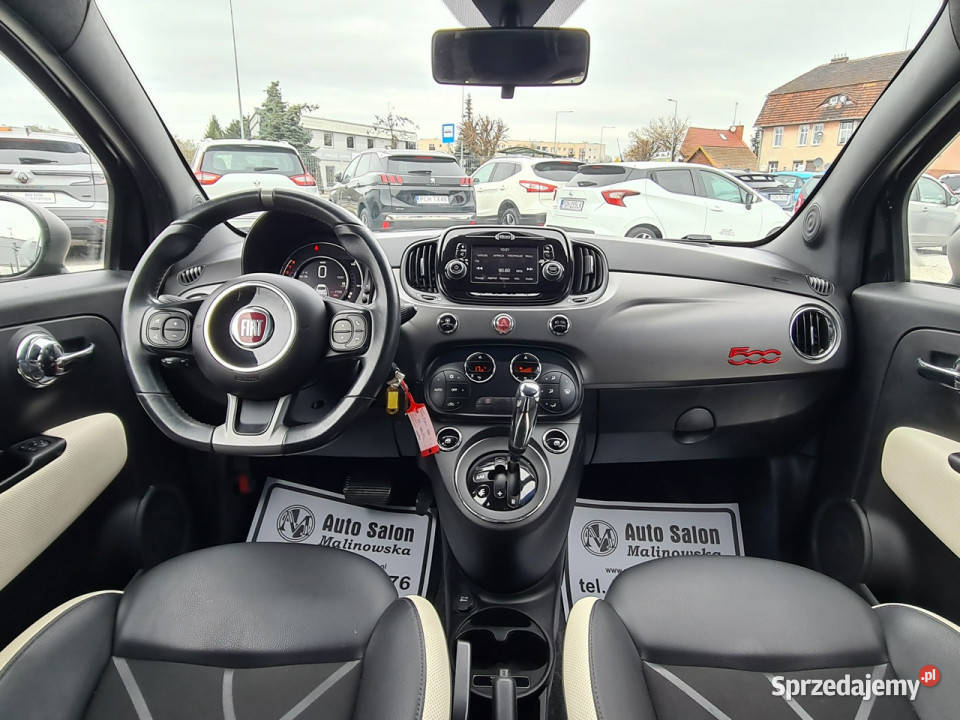 Fiat 500 Automat Klimatronik Półskóry Tempomat automatyczna Wągrowiec