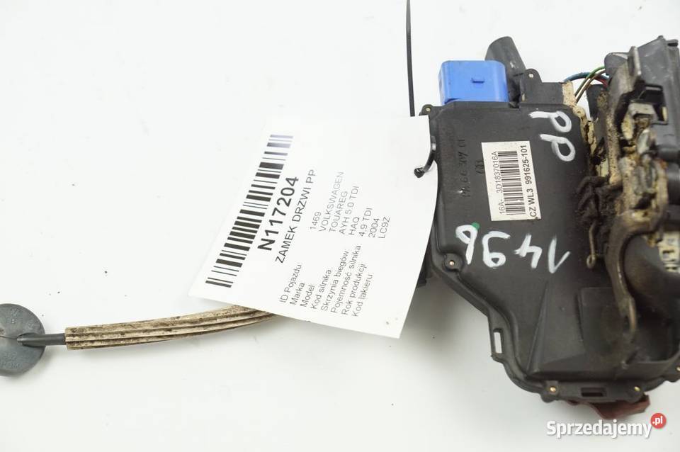 3D1937016A PRZWY PRZÓD TOUAREG I ZAMEK DRZWI PP Lipno