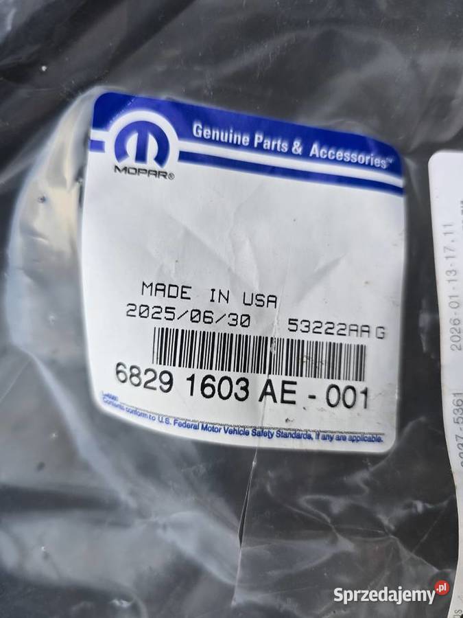 Uszczelki drzwi przednich RAM 1500 DT 5 gen Gdynia