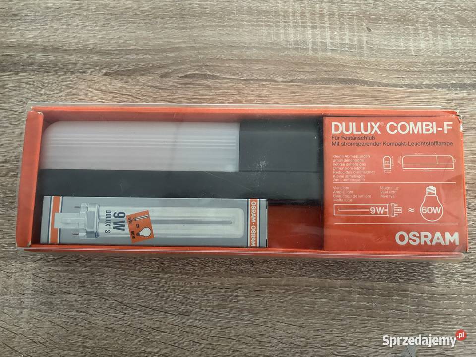 Lampka Osram Dulux Combi F lata 80 design nowa Wrocław