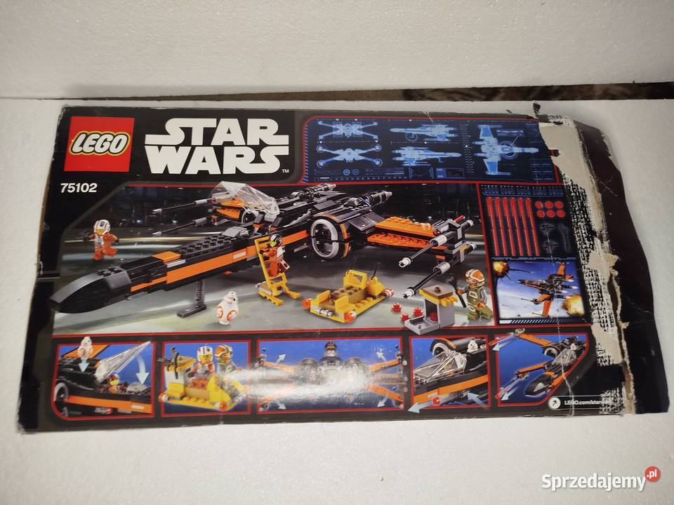 Zestaw klocków LEGO 75102 Star Wars XWing 8 lat+ łódzkie Zgierz sprzedam