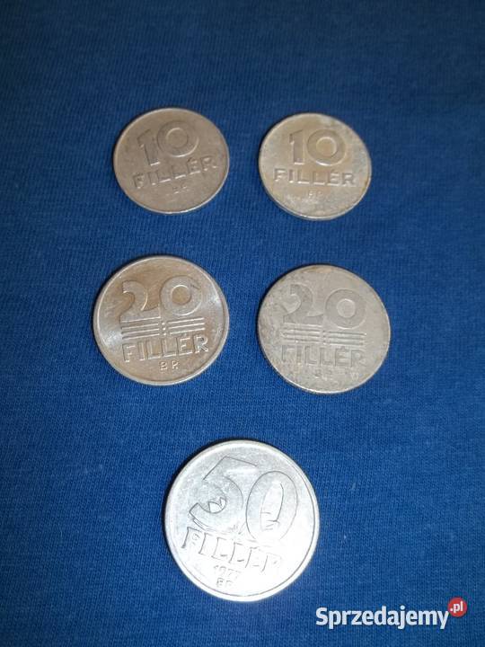 Monetamonety węgierskie 102050 filler520 forint Numizmatyka