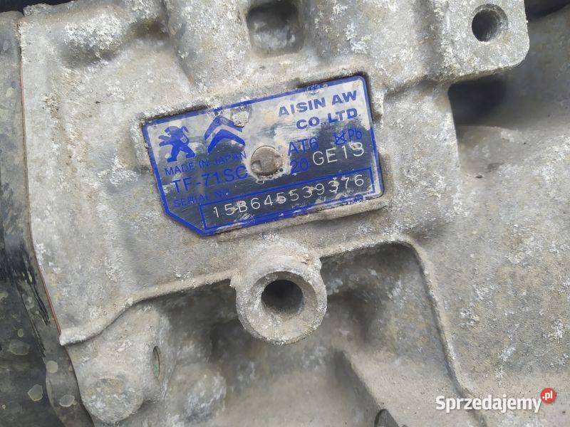 SKRZYNIA BIEGÓW AUTOMAT 12 THP NH02 PEUGEOT osobowe Rudziniec