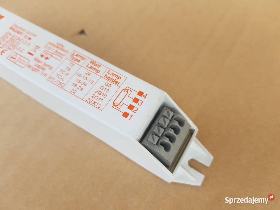 Statecznik elektroniczny RELCO MSL 14 24W do świetlówek T5 Warszawa Sprzedajemy pl