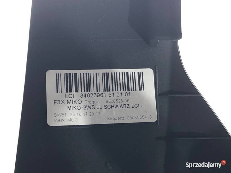 PODŁOKIETNIK BMW F30 Hatchback 1118 Podłokietniki sprzedam