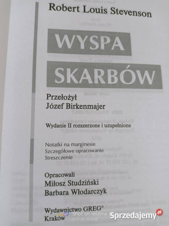 Wyspa skarbów Stevenson książki Warszawa księgarnia Praga