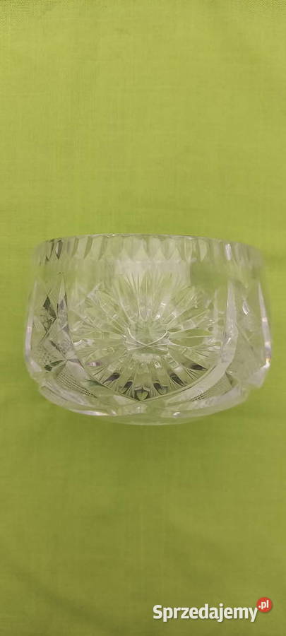 Kryształ okrągły misa Porcelana i szkło Małkinia Górna