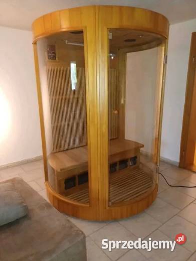 Sauna okrągła owalna szklana Kabina na Olsztyn