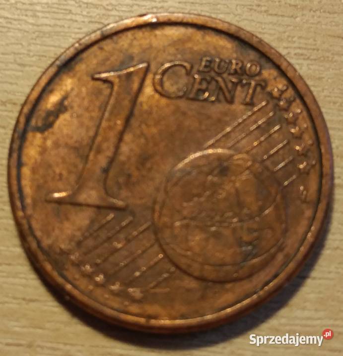 Moneta 1 euro cent WŁOCHY 2002 moneta obiegowa Myszków