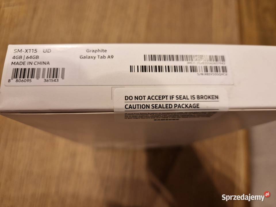 Tablet Samsung Galaxy Tab A9 Grafit NOWY 4GB śląskie Nakło Śląskie sprzedam