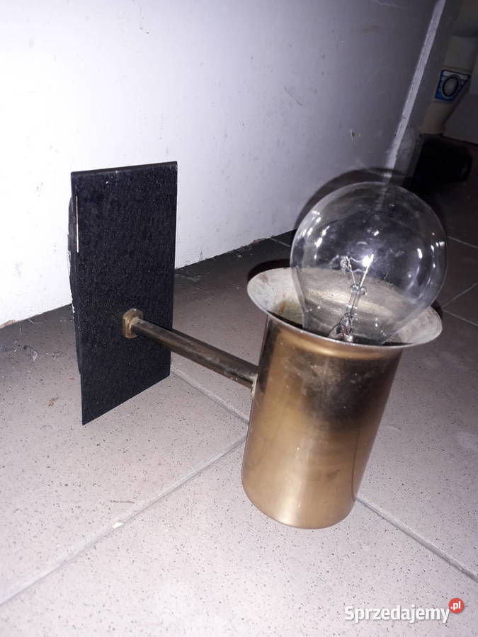 Kinkiety mosiężne art deco prl mazowieckie sprzedam