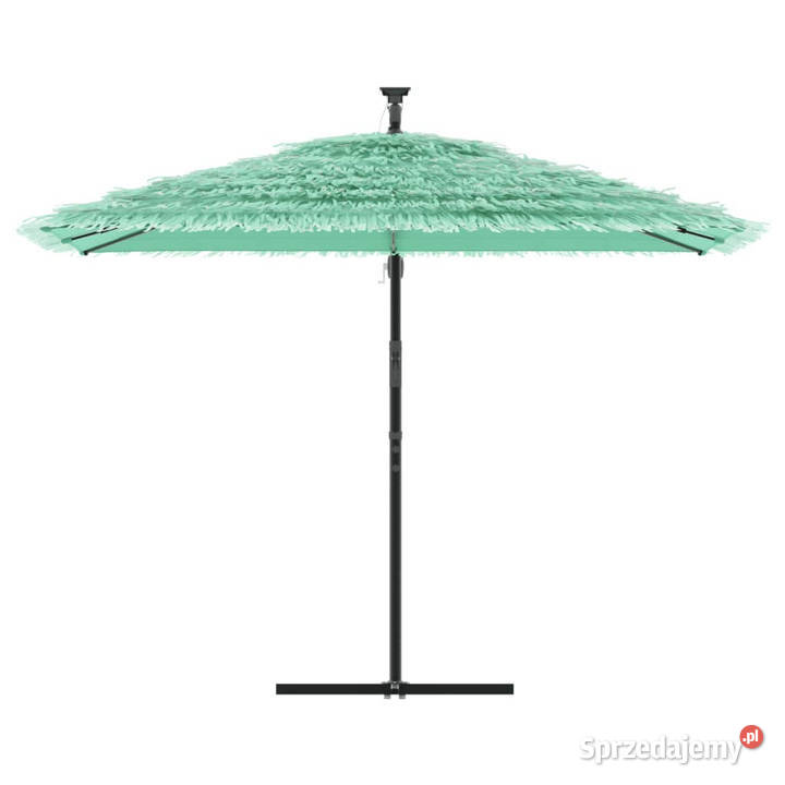Parasol ogrodowy na stalowym słupku zielony Warszawa