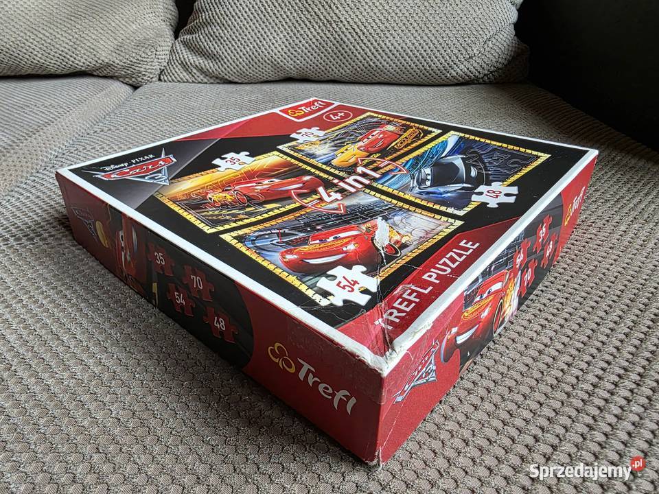 Disney Pixar Cars puzzle 4in1 Trefl małopolskie Kraków