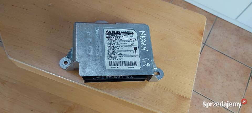 Sensor Airbag moduł 8200481127 Rok produkcji 2005 Szczecin sprzedam