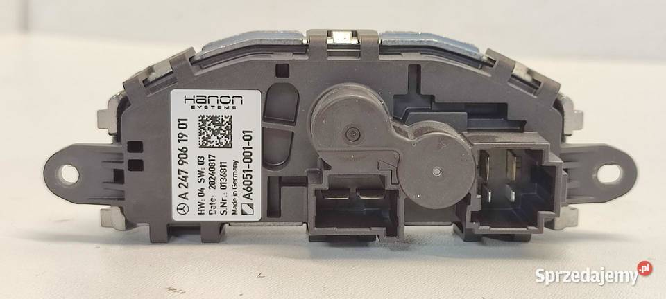 MERCEDES W247 REZYSTOR DMUCHAWY A2479061901 dolnośląskie