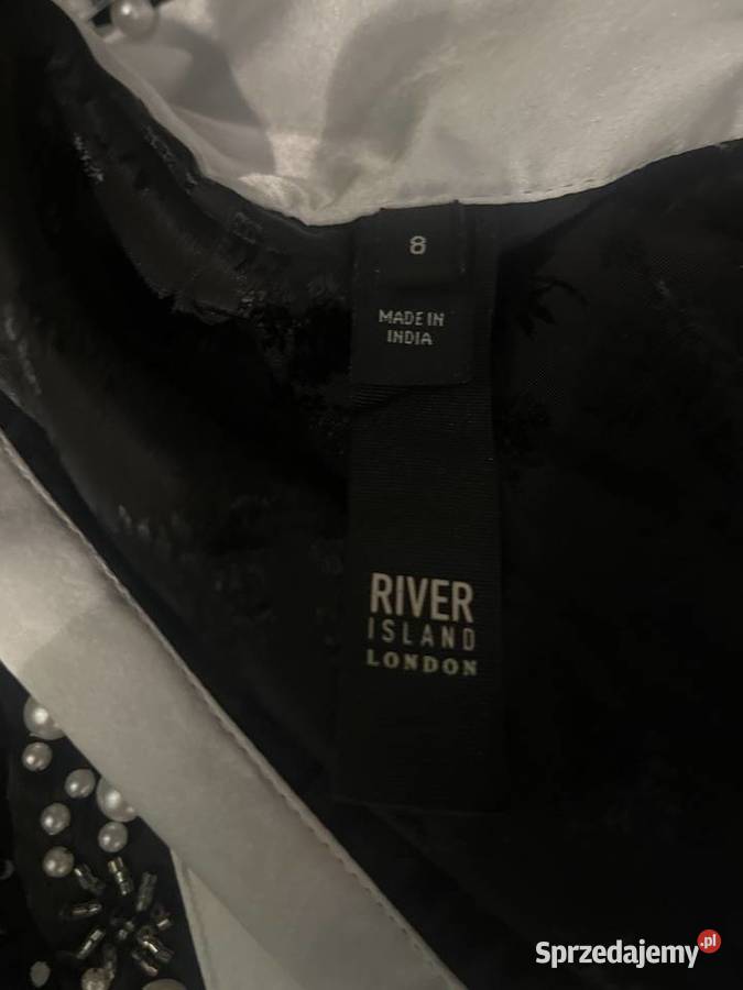River Island sukienka pensjonarka groszki Spódnice i sukienki Choszczno
