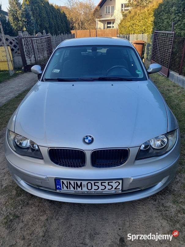 BMW seria 1 118d 2008 210 przebiegu Stan Lidzbark