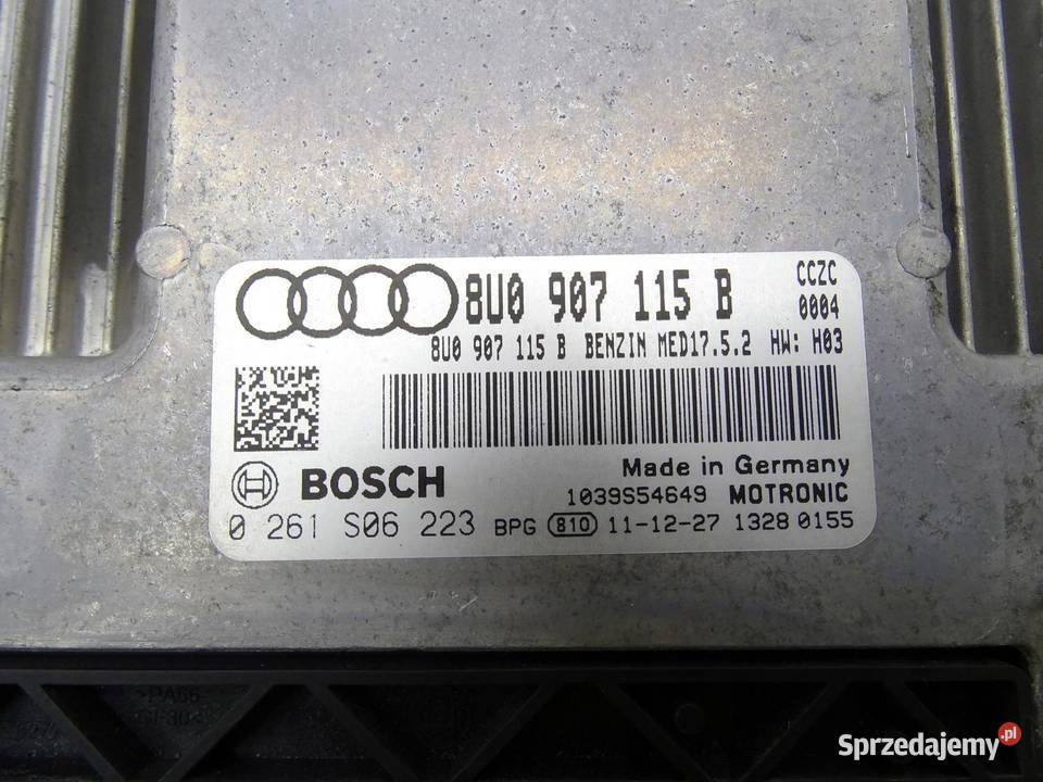 KOMPUTER STEROWNIK SILNIKA AUDI Q3 8U 20 TFSI Komputery