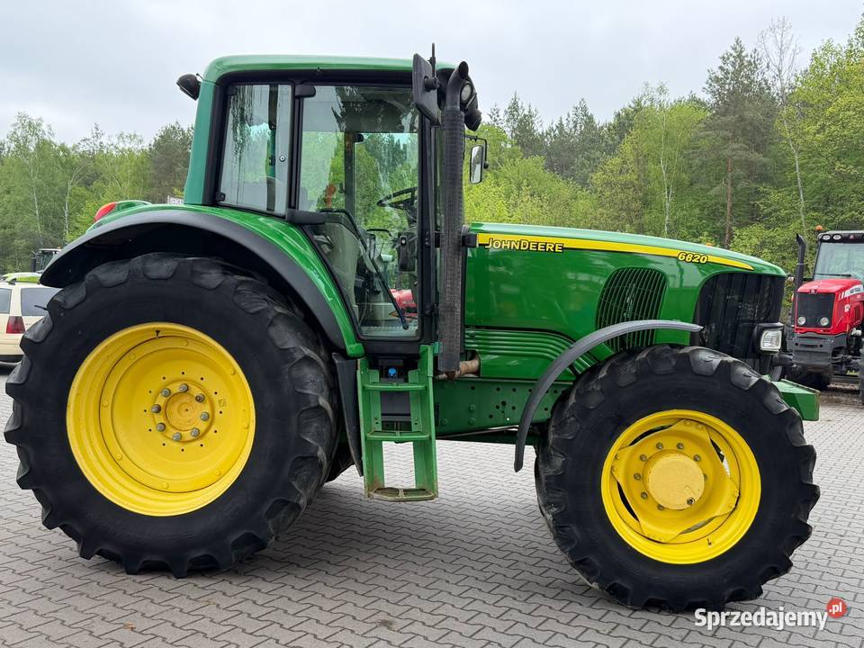 John Deere 6820 TUZ WOM JD 6610 Ares 640 Renault Laskowiec
