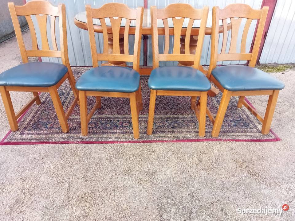 Stół plus krzesła sprzedam Borówno