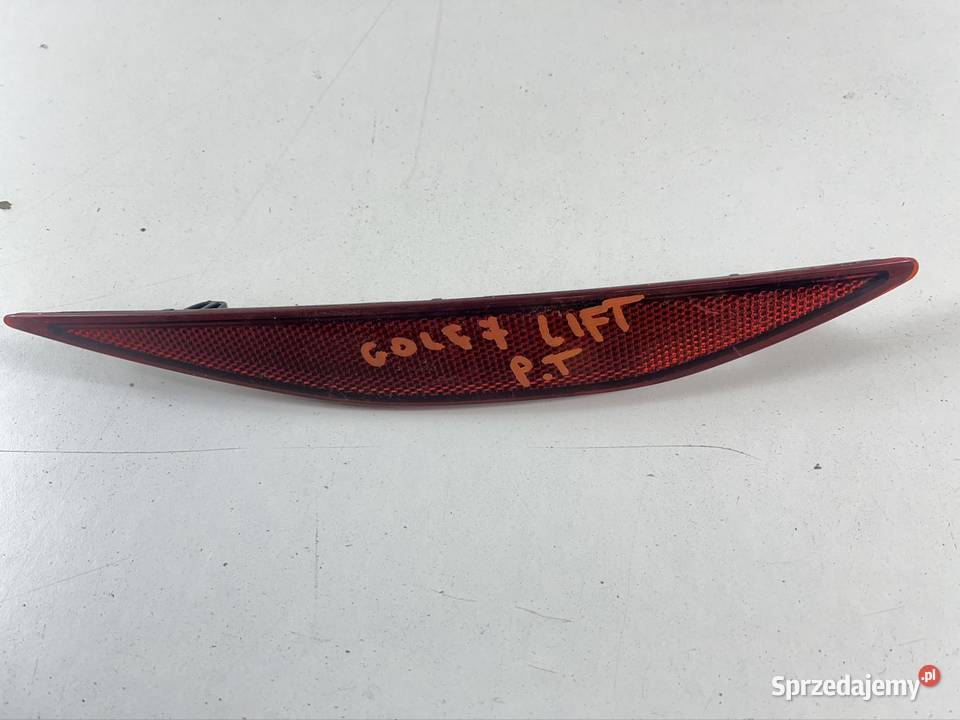 VW GOLF 7 LIFT 20162019 ODBLASK ZDERZAKA PRAWY osobowe wielkopolskie Międzychód sprzedam