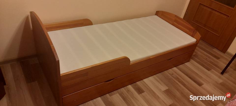 Łóżko dziecięce drewniane z materacem 180x80 Piotrków Trybunalski