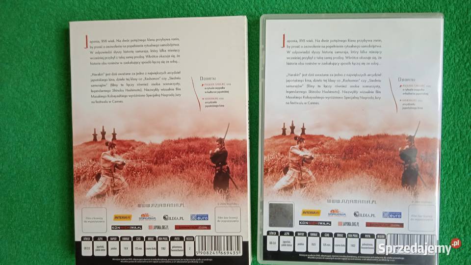 Harakiri DVD arcydzieło japońskiego kina DVD Warszawa sprzedam