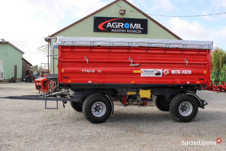 Przyczepa rolnicza przyczepy dwuosiowa METALFACH Rogóźno