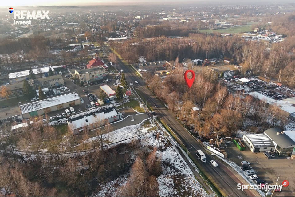 Działka usługowa 305m2 Kęty