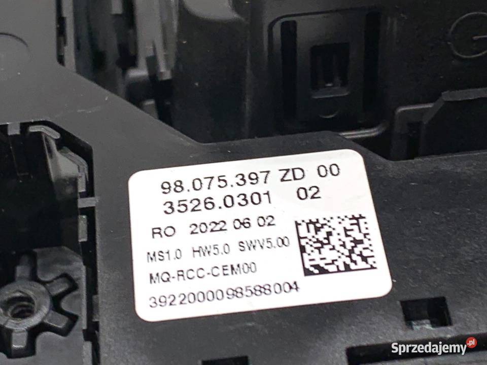 KRATKA NAWIEWU PRZÓD OPEL VIVARO C 98075397ZD