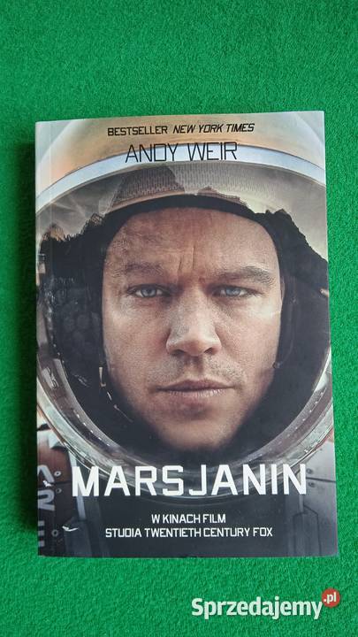 Marsjanin Andy Weir miękka mazowieckie Warszawa