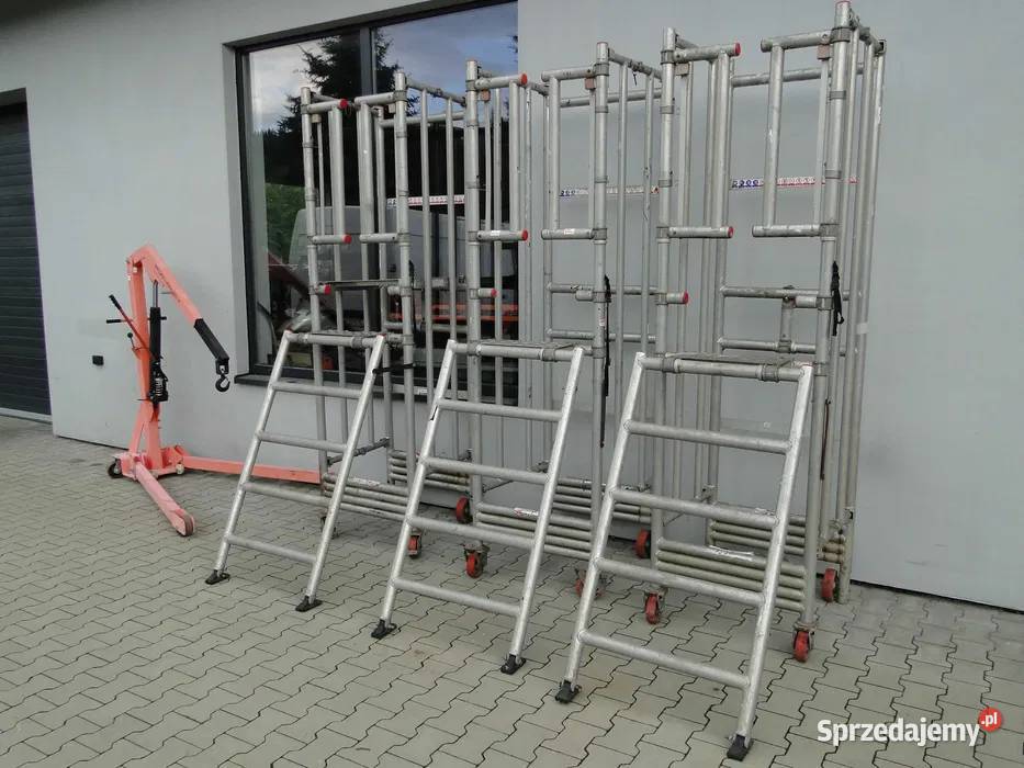 Rusztowanie aluminiowe jezdne PODEST ROBOCZY Łętownia