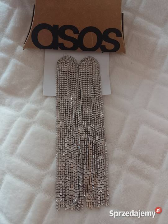 ASOSOgromnie długie kolczyk wieczorowe z Londynu Kraków sprzedam