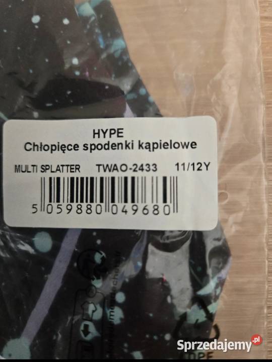 Spodenki kąpielowe męskie Hype 1112 lat nowe z Czaplinek sprzedam