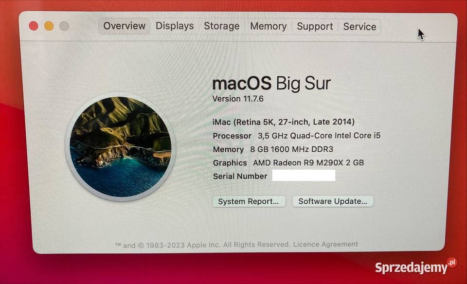 Apple iMac 27 late 2014 Olsztyn