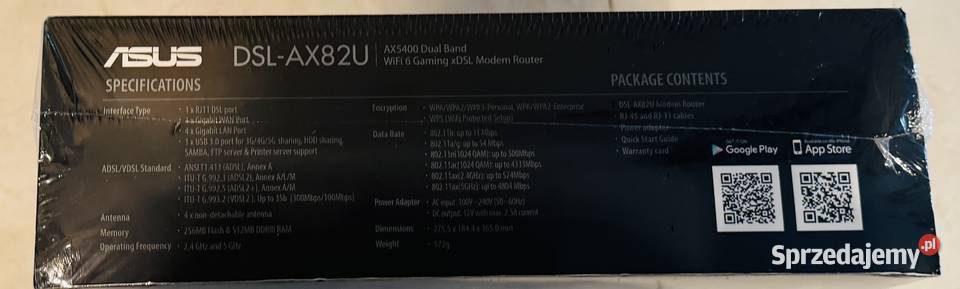 Router ASUS DSLAX82U Części i akcesoria Warszawa