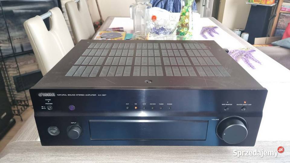 Wzmacniacz stereo YAMAHA AX397 2x60W 8ohm Black łódzkie Warta