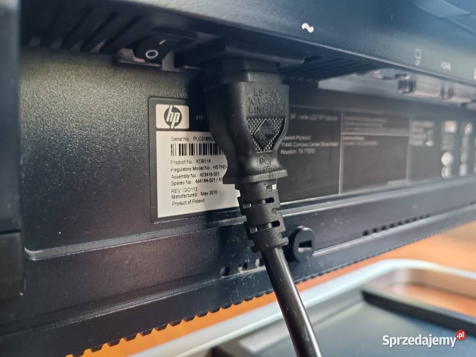 Monitor HP 24 LP2475w dolnośląskie Wrocław