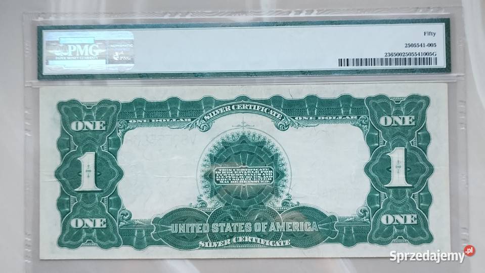 Banknot 1 1899 Black Eagle Silver Certificate Rzeszów