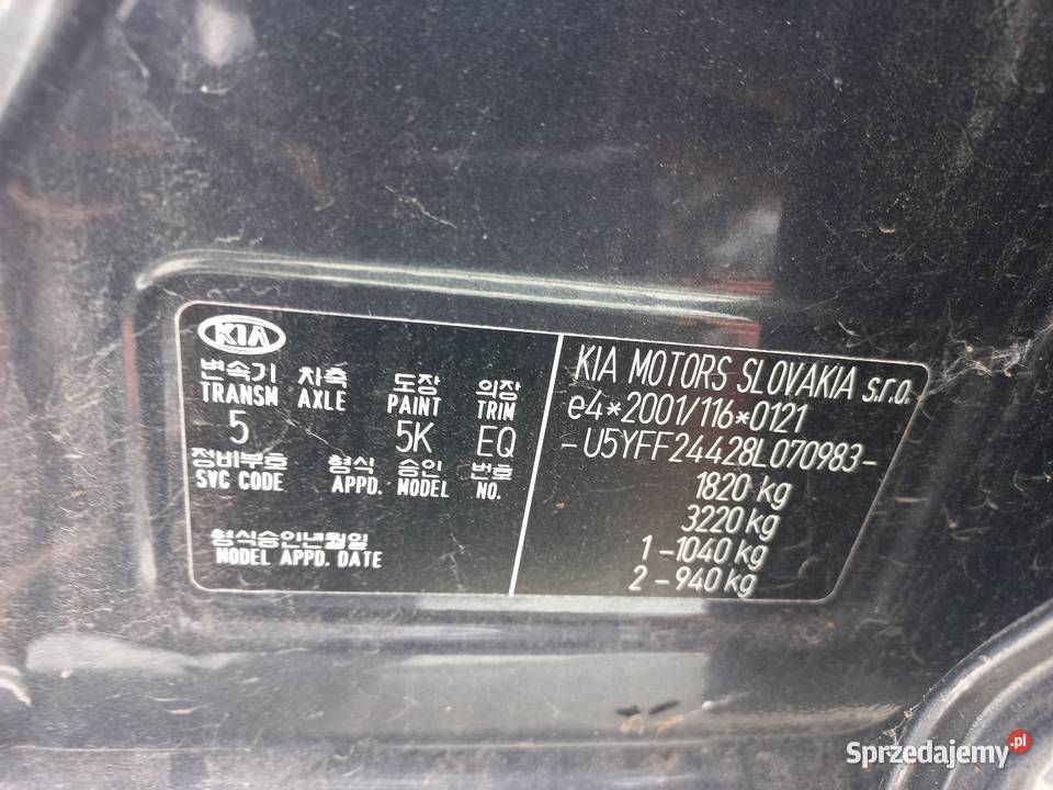 Kia ceed 1 zderzak lampy maska błotnik klapa