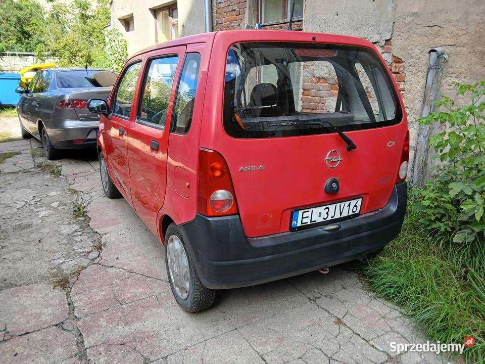 Opel Agila 10benzyna uszkodzony silnik Samochody osobowe Łódź sprzedam