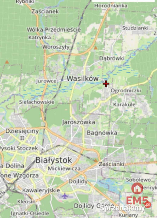 sprzedaży gruntu Nowodworce 5968m podlaskie