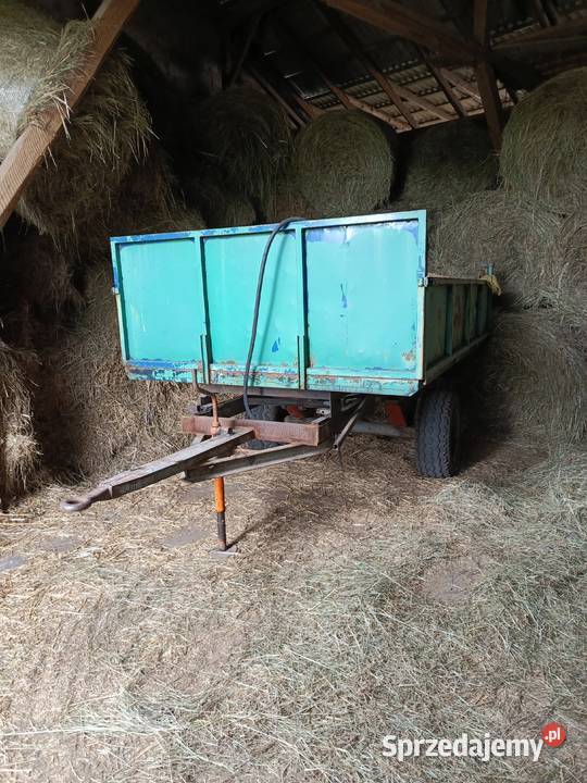 Przyczepa jednoosiowa wywrotka